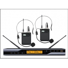 無線頭戴話筒（一拖二）